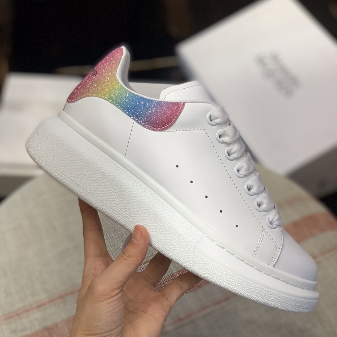 Alexander McQueen MQ rainbow tail Sneakers  W US5.5=EUR36=CM23