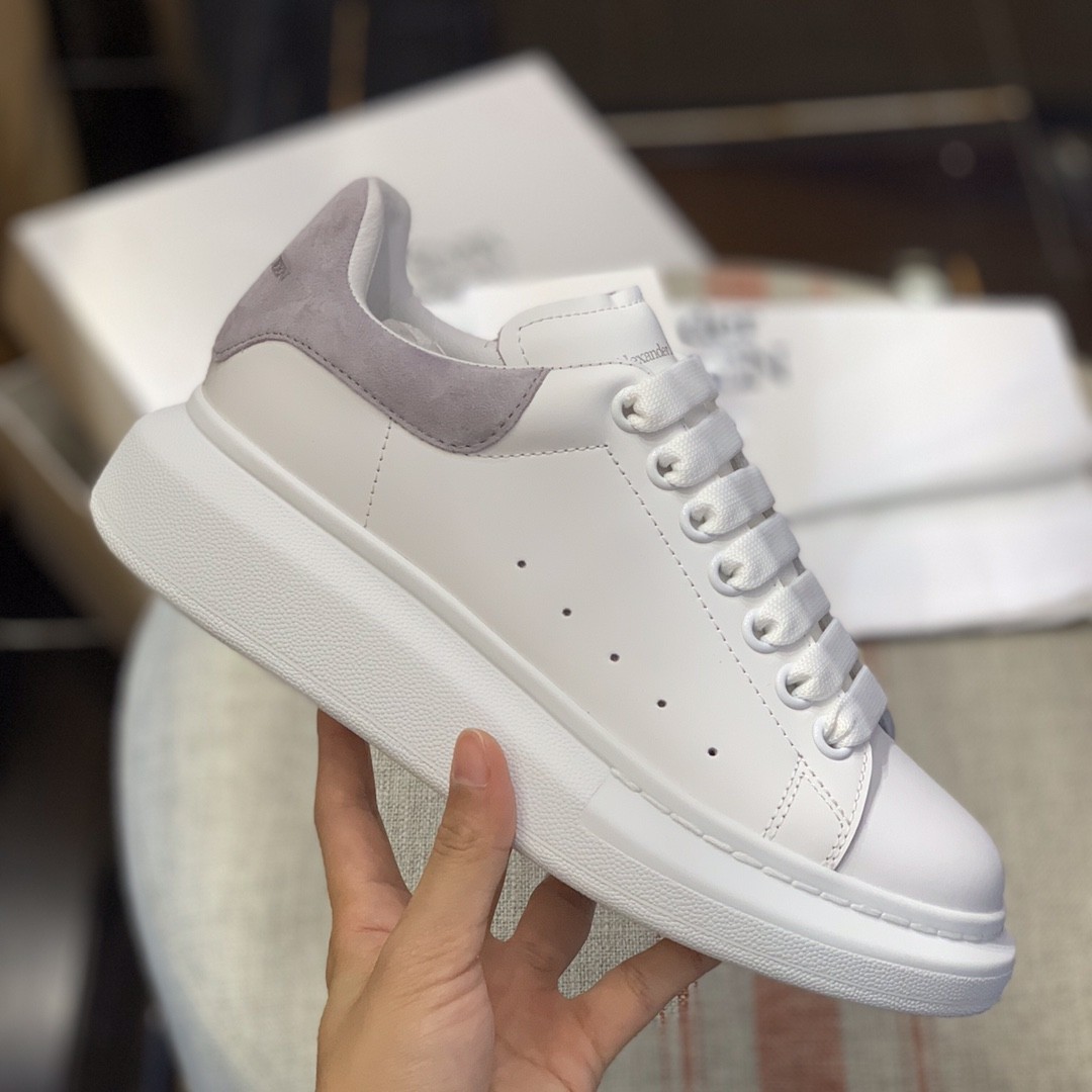 Alexander McQueen MQ Light gray velvet tail Sneakers  W US5.5=EUR36=CM23