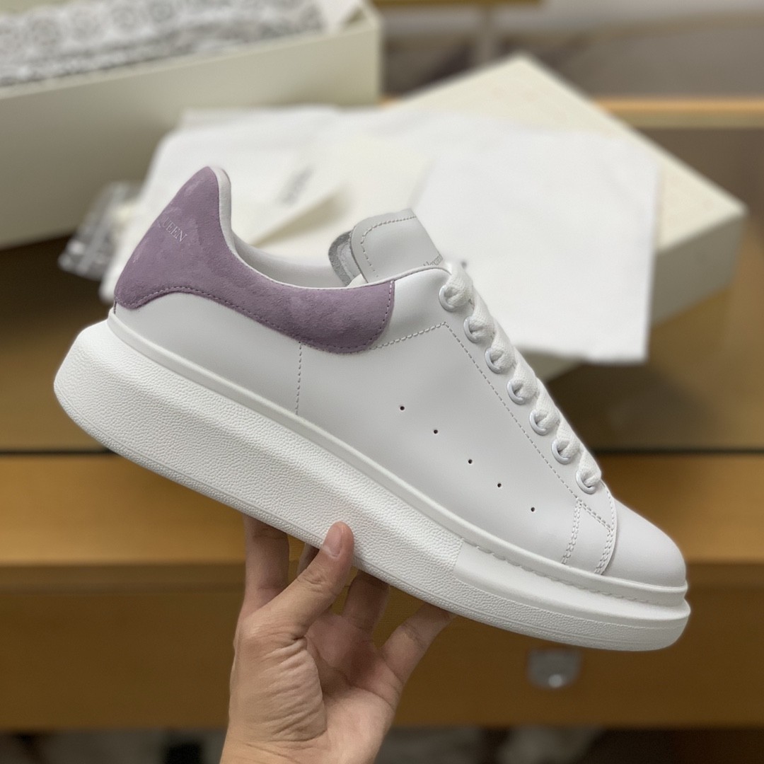 Alexander McQueen MQ Lilac purple velvet tail Sneakers  W US5.5=EUR36=CM23