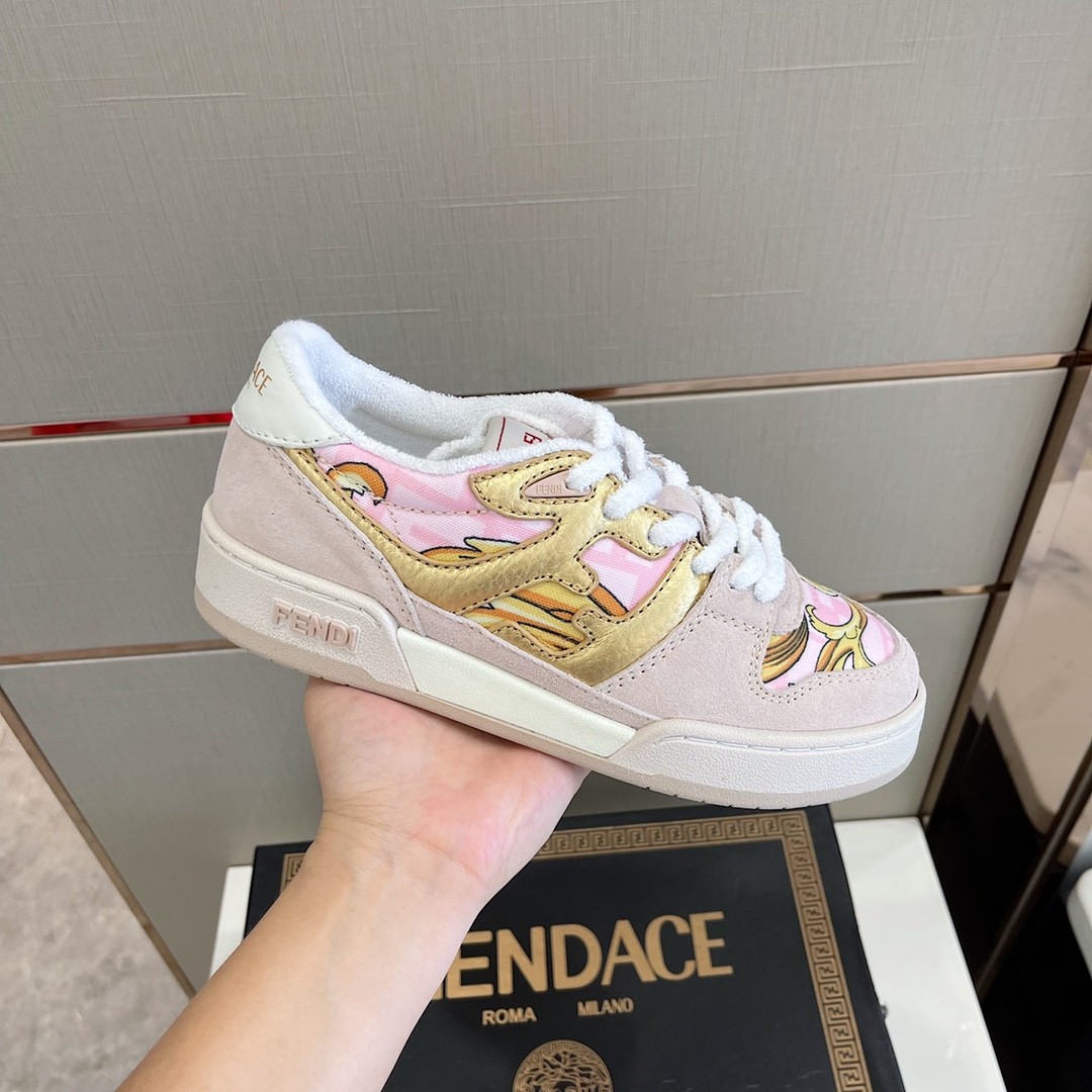 FENDI × VSC Match Sneakers  W US5.5=EUR36=CM23