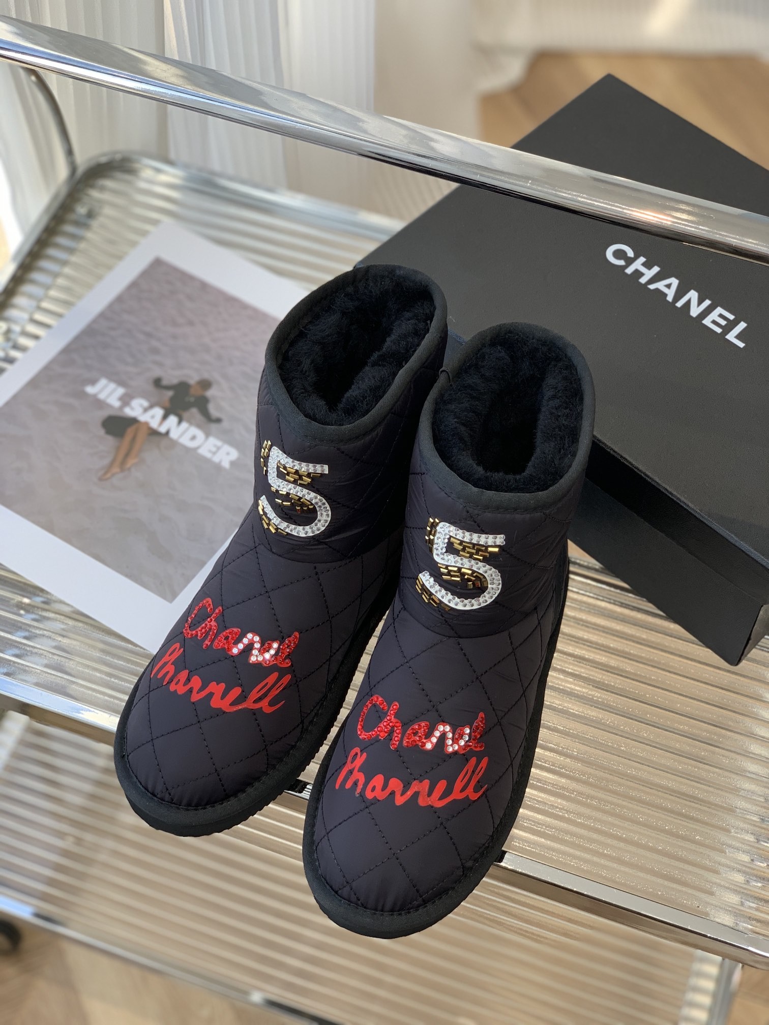 Chanel Snow boots FW style W US5.5=EUR36=CM23