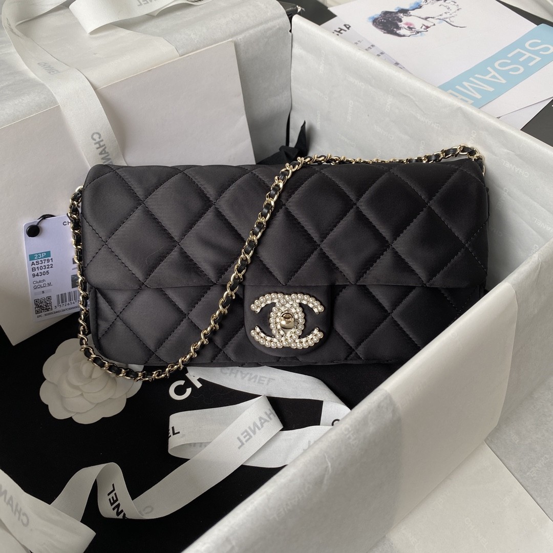 Chanel 23A Hot Selling Pearl Stick Bag AS3791, Top Quality Size: 11.5 * 26 * 4cm