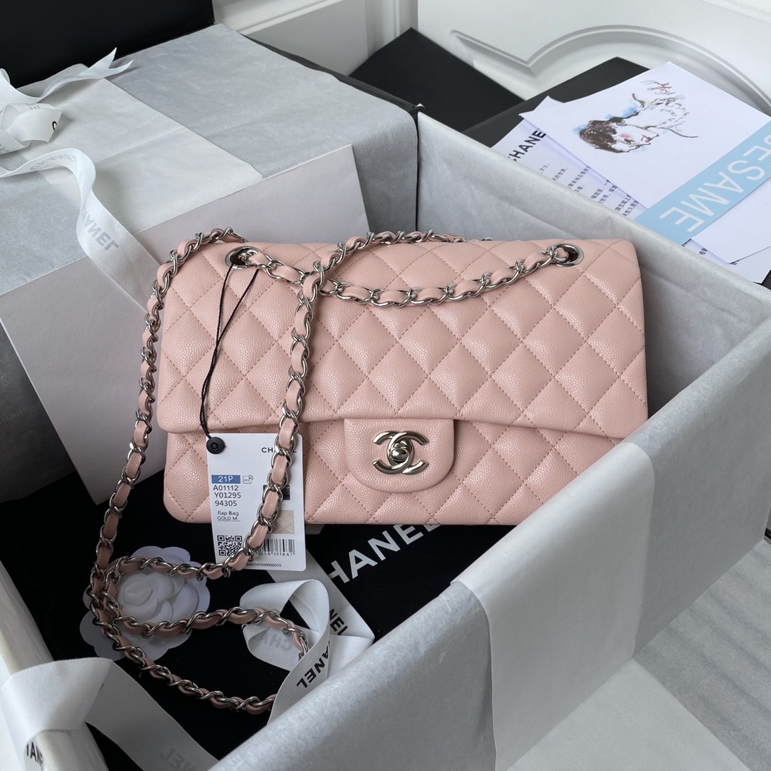 Chanel Classic Flap Bag A01113, Top Quality, Medium Size: 23cm