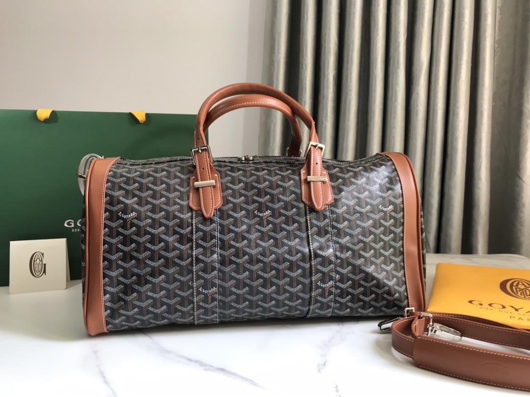 Goyard travel bag fitness bag, top quality!  Size: 48 * 23 * 24cm