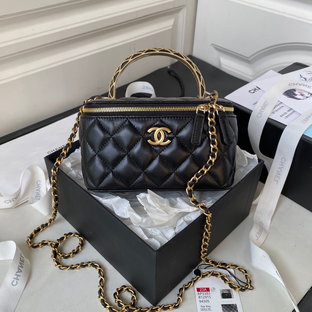 Chanel 23A New Handle WOC AP3383, Top Quality Size: 17cm