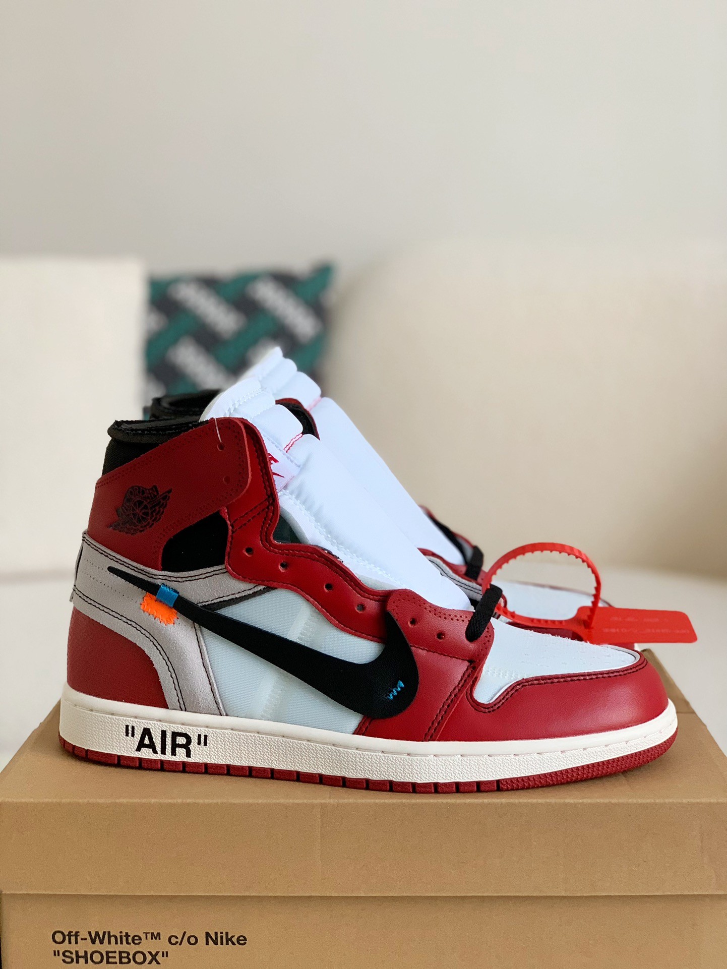 Nike Off-White Air Jordan 1 Retro Chicago W US5=EUR35=CM23