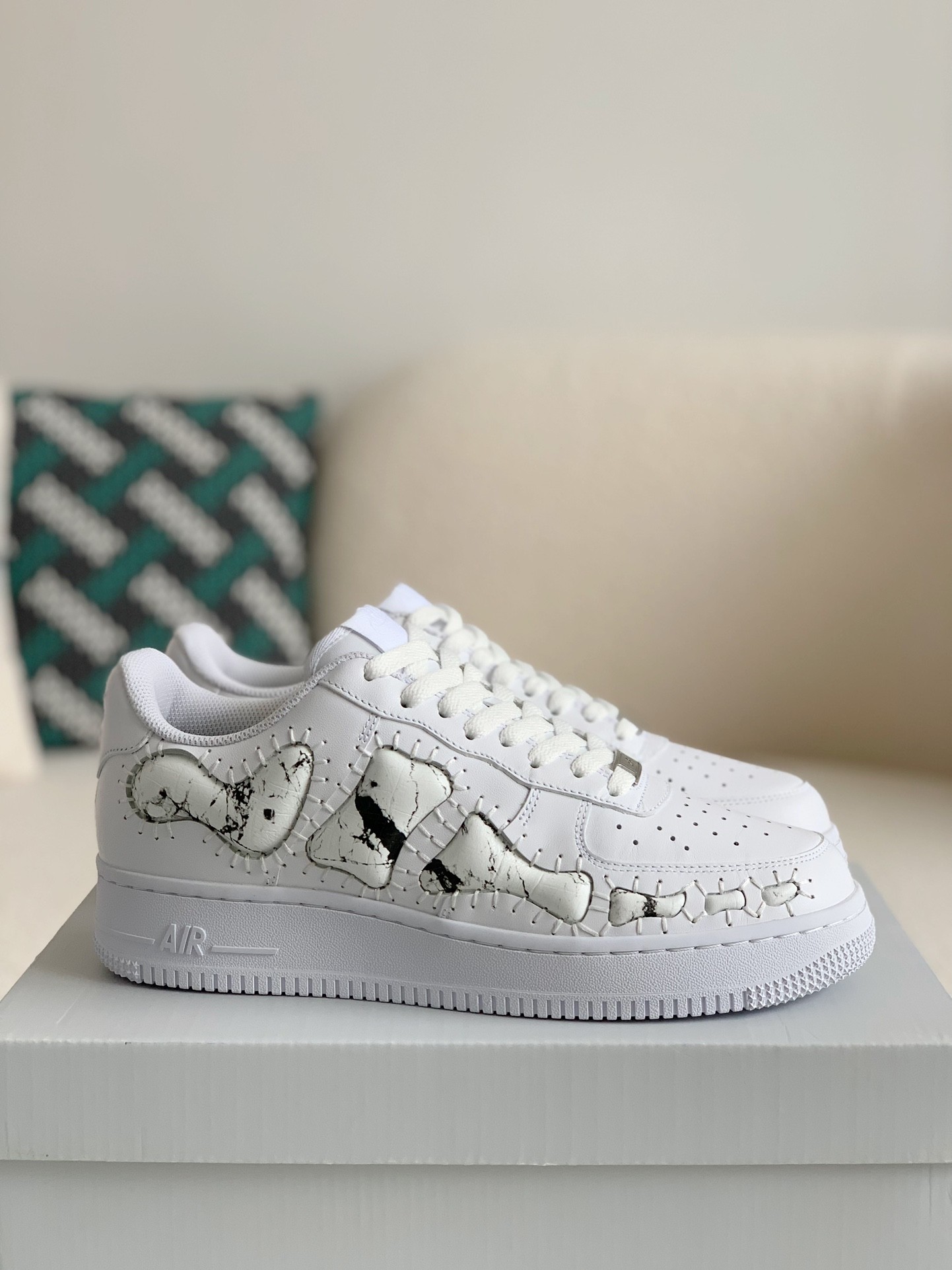 Nike Remake AF1 Skeleton Customized Shoe M US13=UK12=EUR47.5=CM31