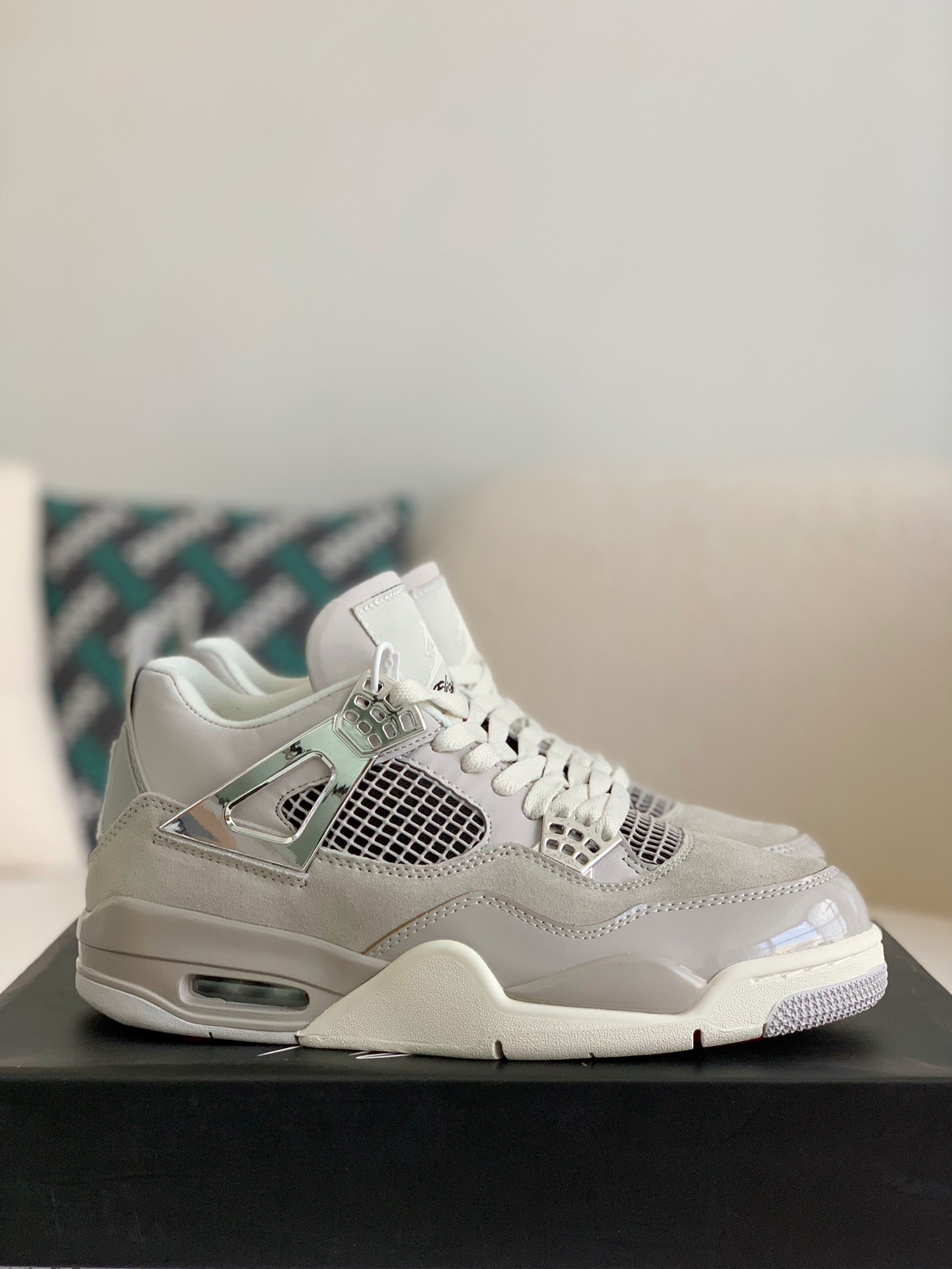 Jordan 4 AJ4 Sneakers Retro Oreo M US13=UK12=EUR47.5=CM31