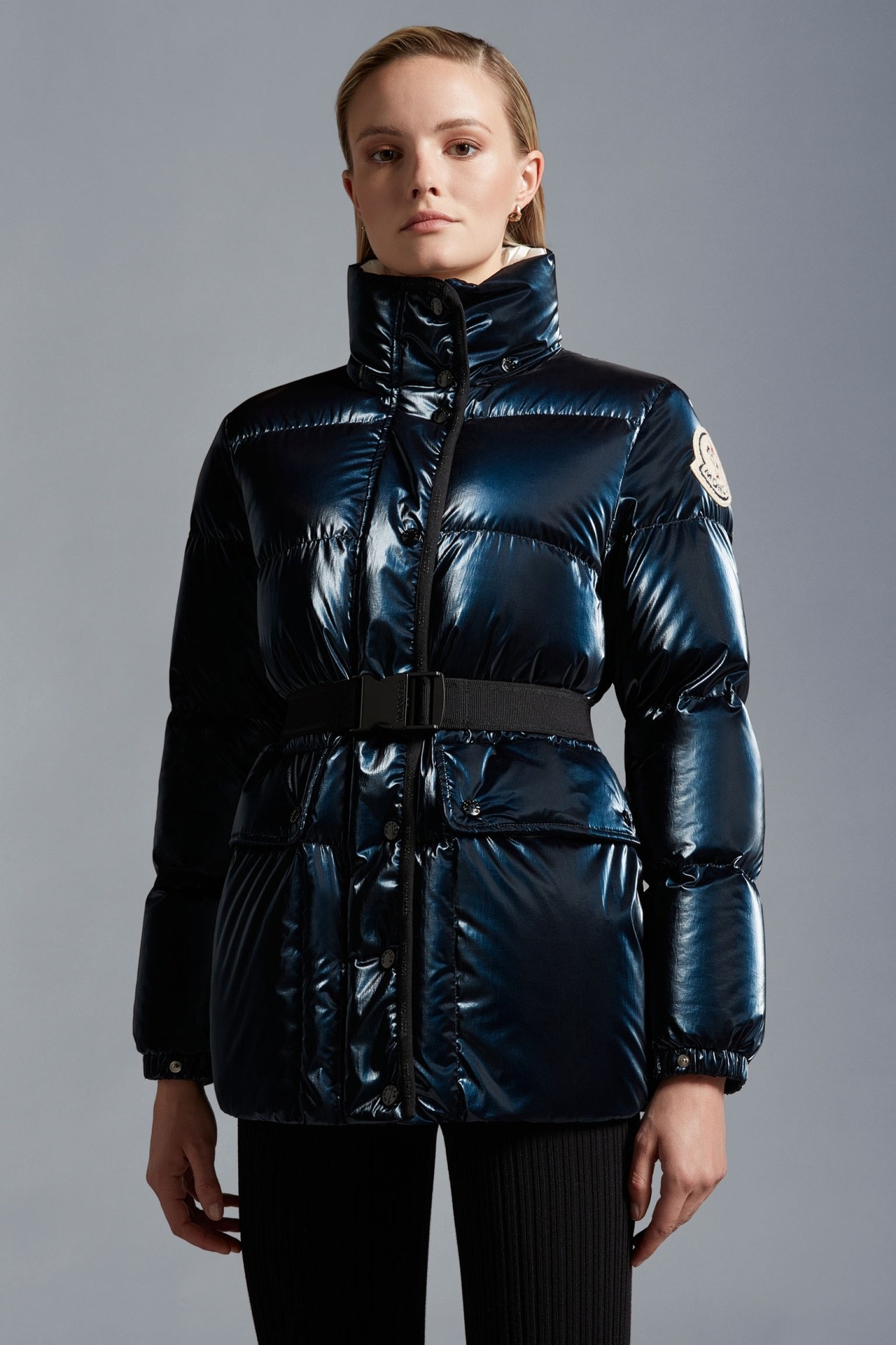 Moncler short jacket down for women-blue 100kg 195cm