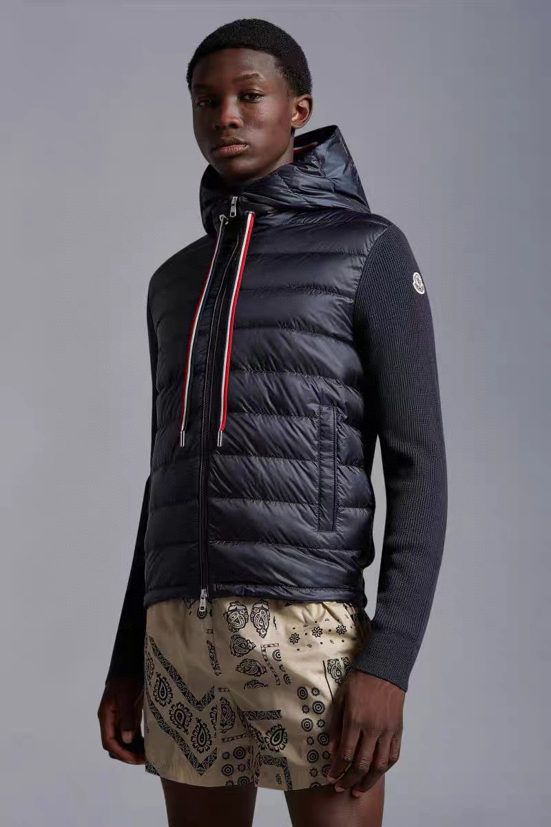 Moncler Short  men's down jacket 100kg 195cm