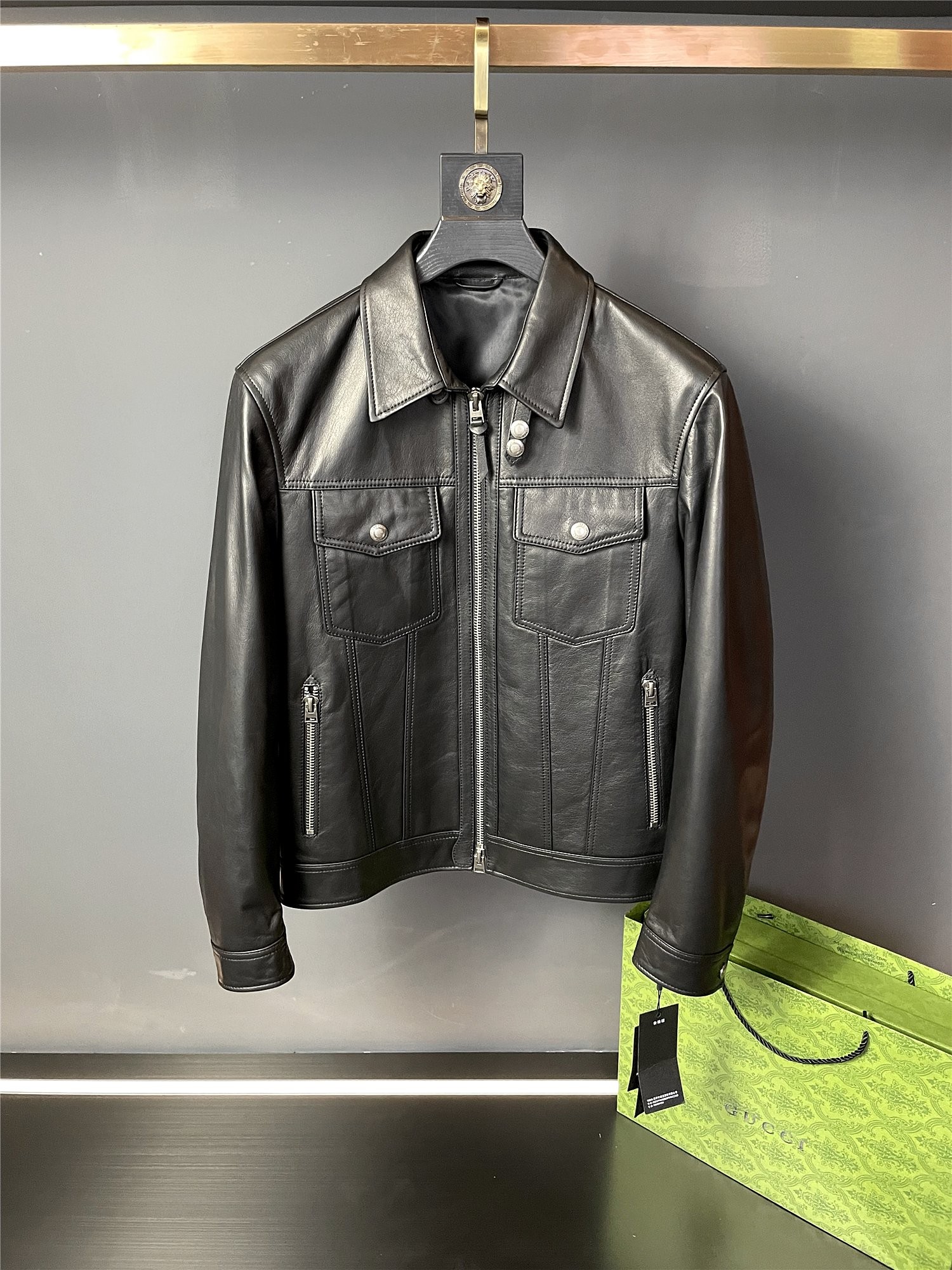 Tom Ford 23 Paris Fashion Week Leather Jackets 195cm 100kg