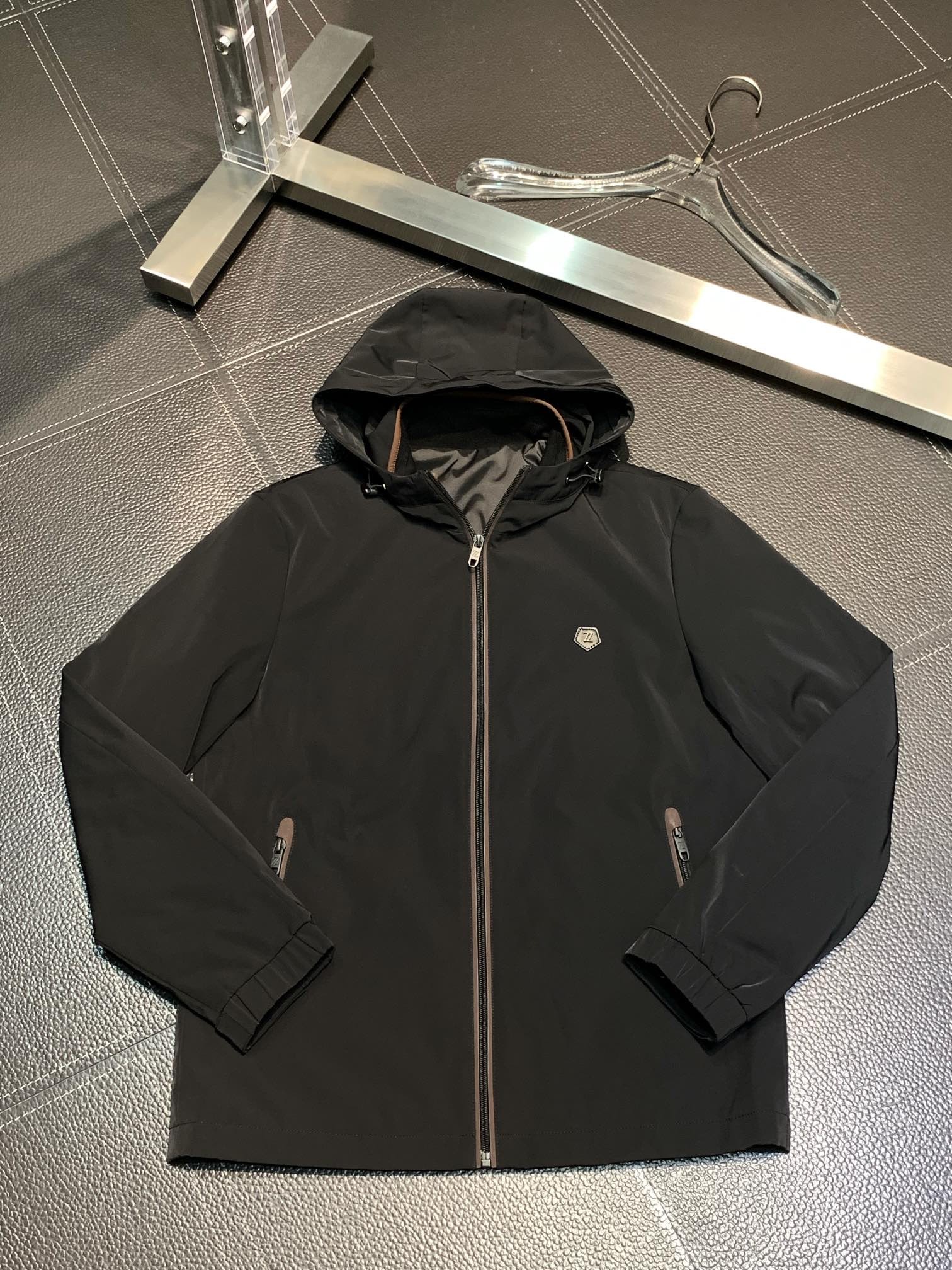 Zegna Casual hooded windbreaker 195cm 100kg