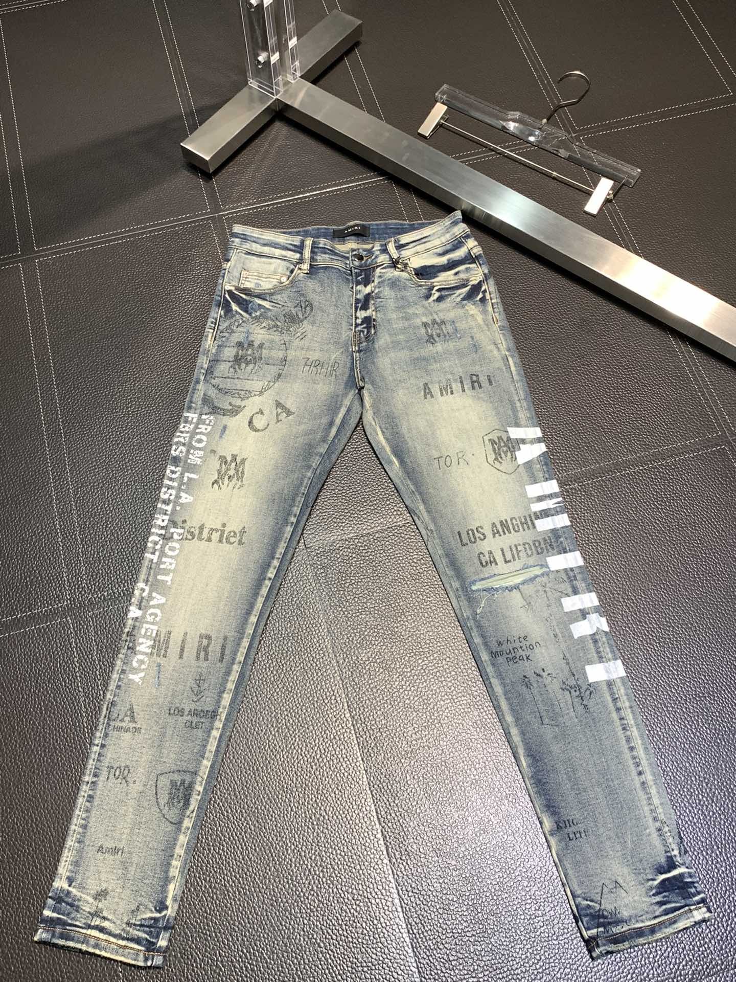 Amiri slim fit petite straight jeans 38 inches ≈ 96.5 cm (not available beyond that)