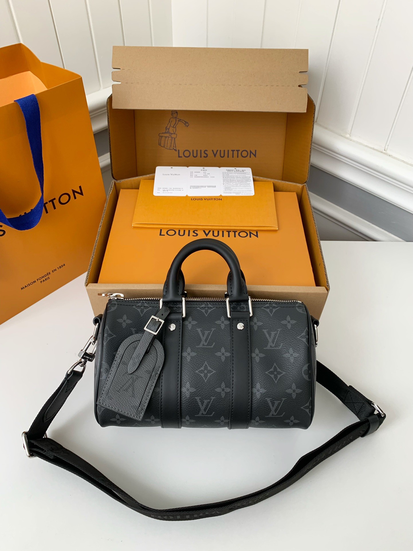 Louis Vuitton KEEPALL BANDOULIERE 25 Handbag M46271, Top quality Size: 25 * 15 * 11cm