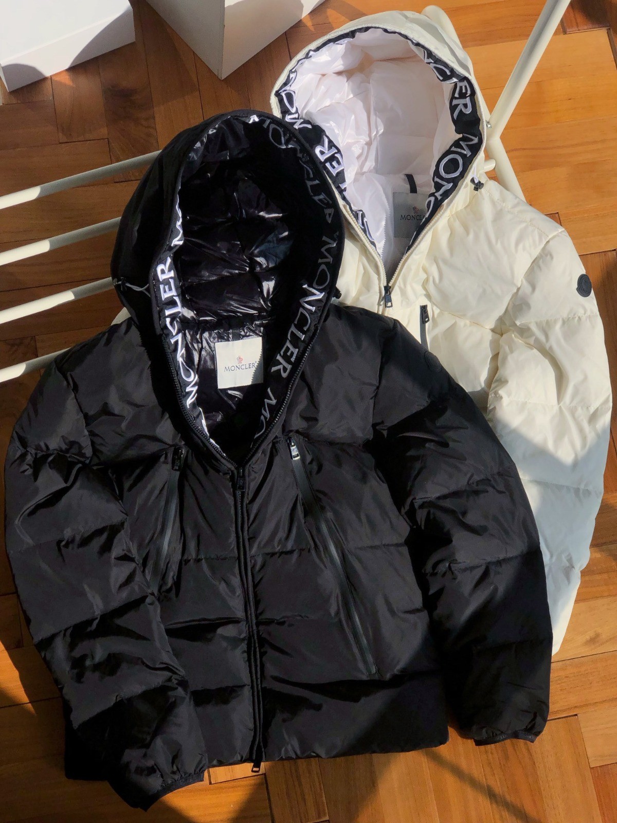 Moncler Short down jacket 195cm ≈ 6 feet 5 inches 100kg≈220 pounds