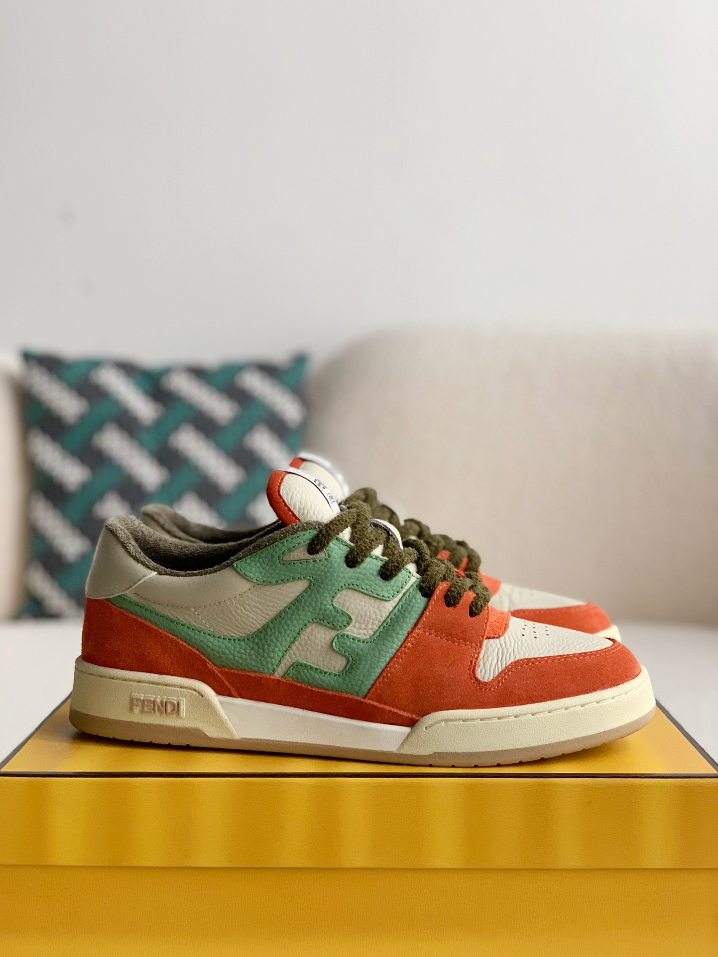 FENDI retro Sneakers  W US5.5=EUR36=CM23