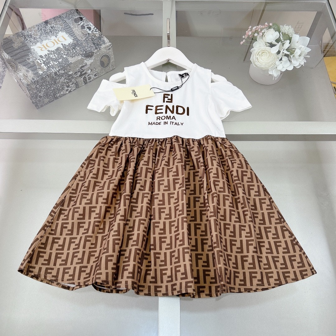 Fendi 2024 new girls skirt suit 141~160cm = 56~63 inches