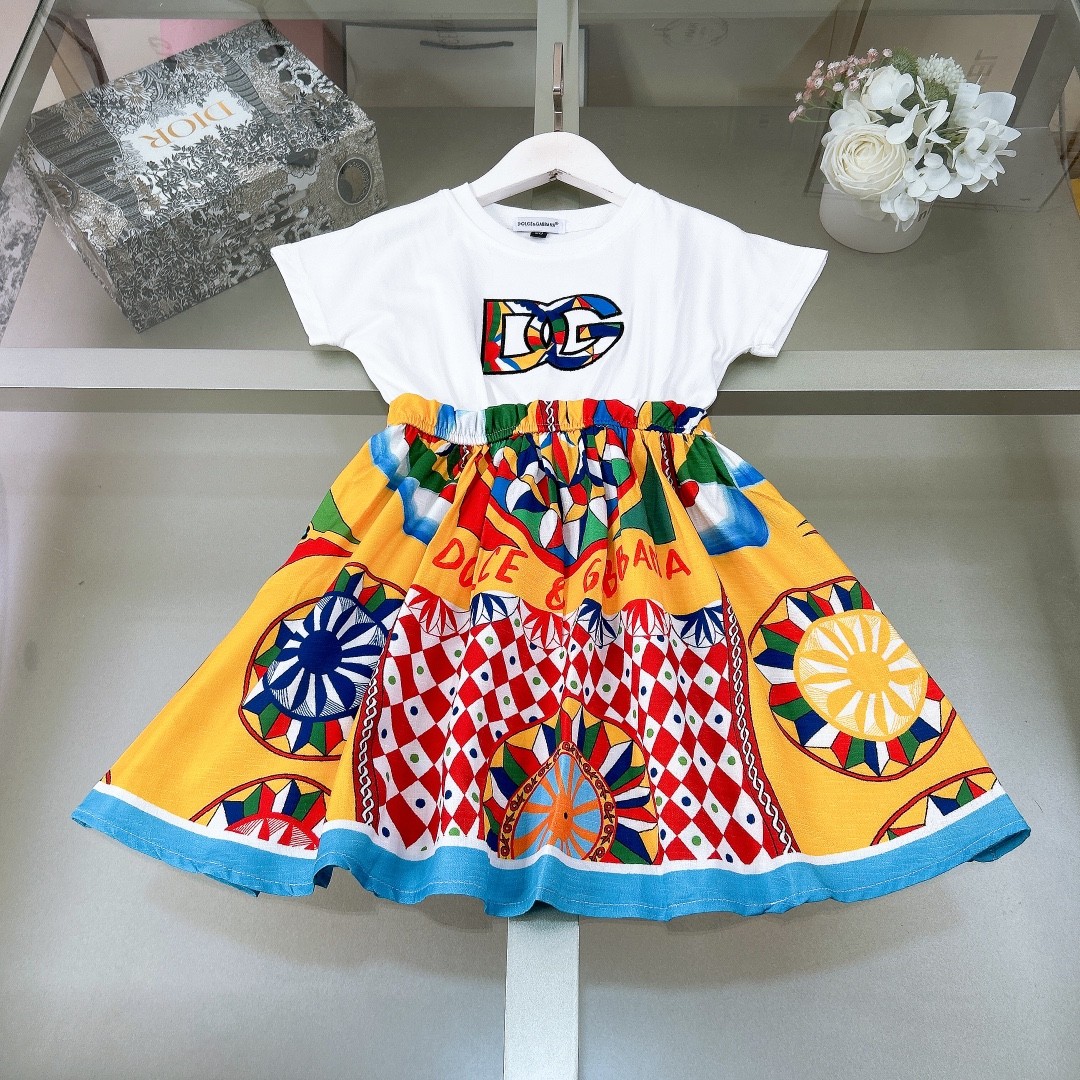 D&G spring and summer girls skirt suit 141~160cm = 56~63 inches