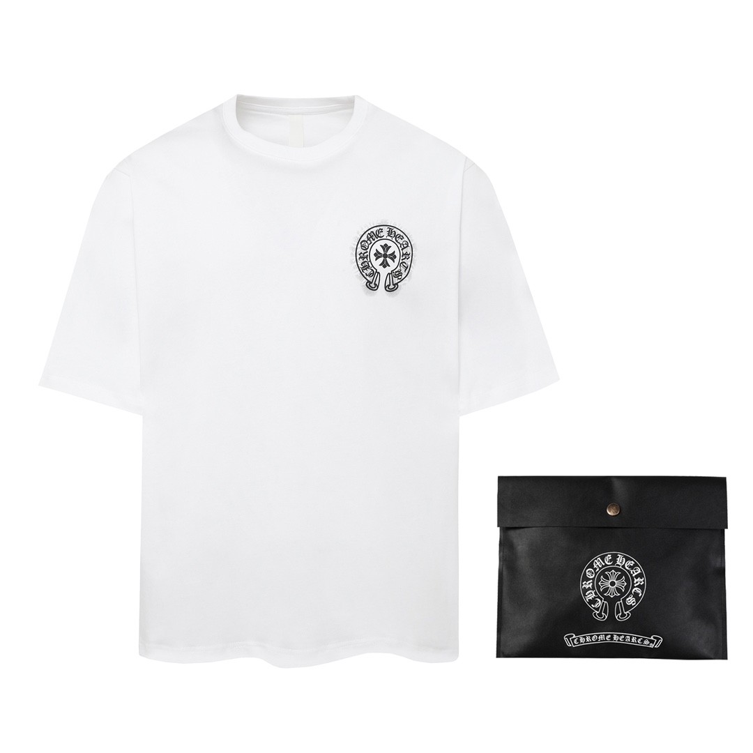 Chrome Hearts Heavy-duty foam horseshoe print t-shirt 195cm 100kg