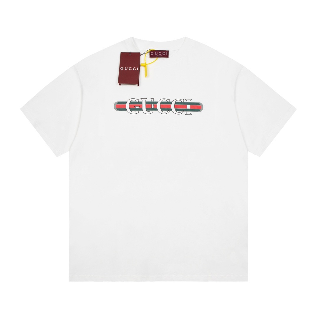 Gucci  English letters T-shirt 195cm 100kg≈220 pounds