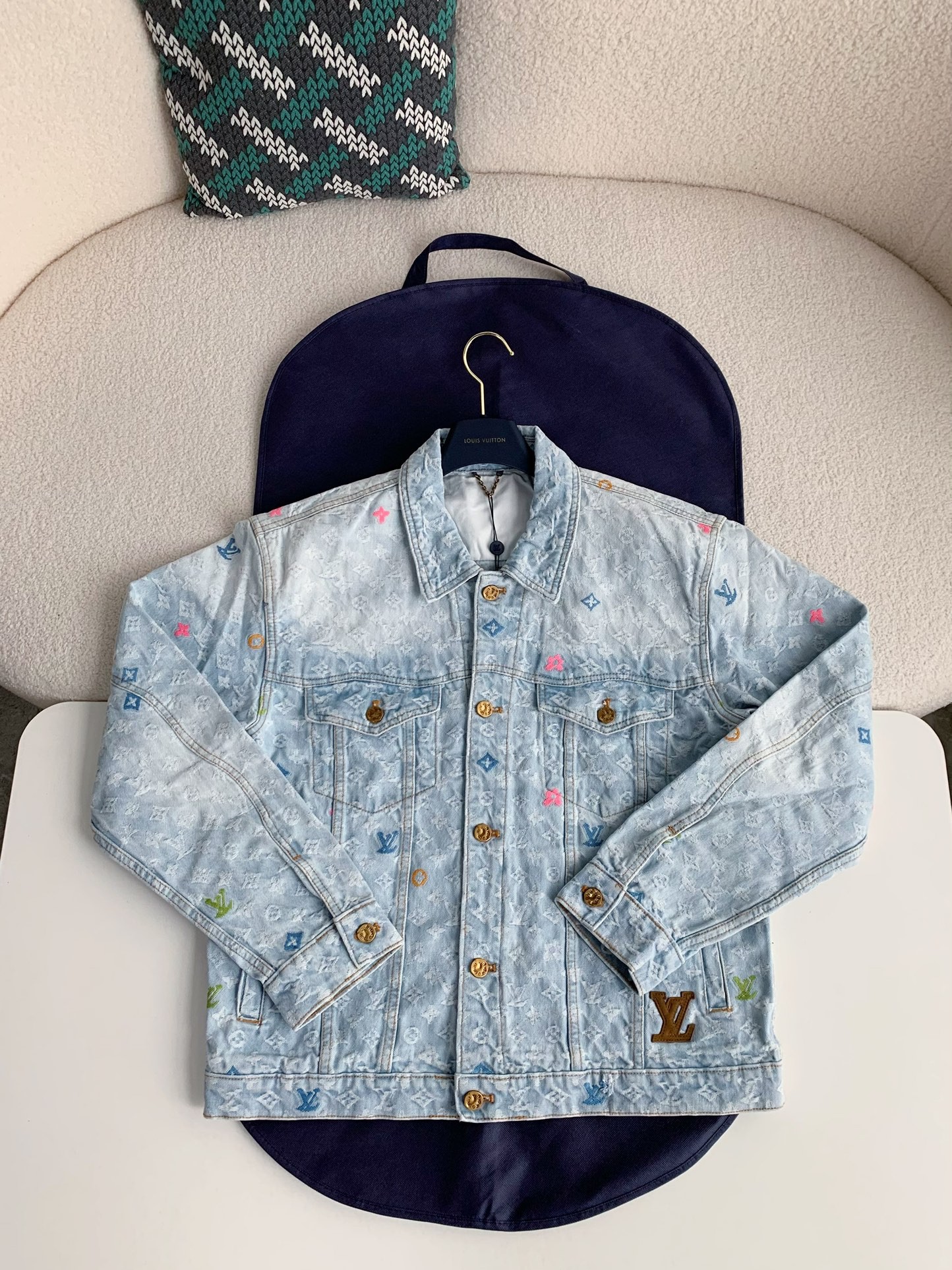 Louis Vuitton Denim Jackets 100kg≈220 pounds 195cm ≈ 6 feet 5 inches