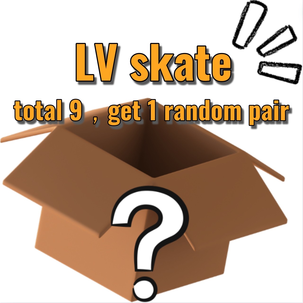 LV skate blind box (order with caution, no shoe box, no return or exchange without quality issues) Size Opition Select