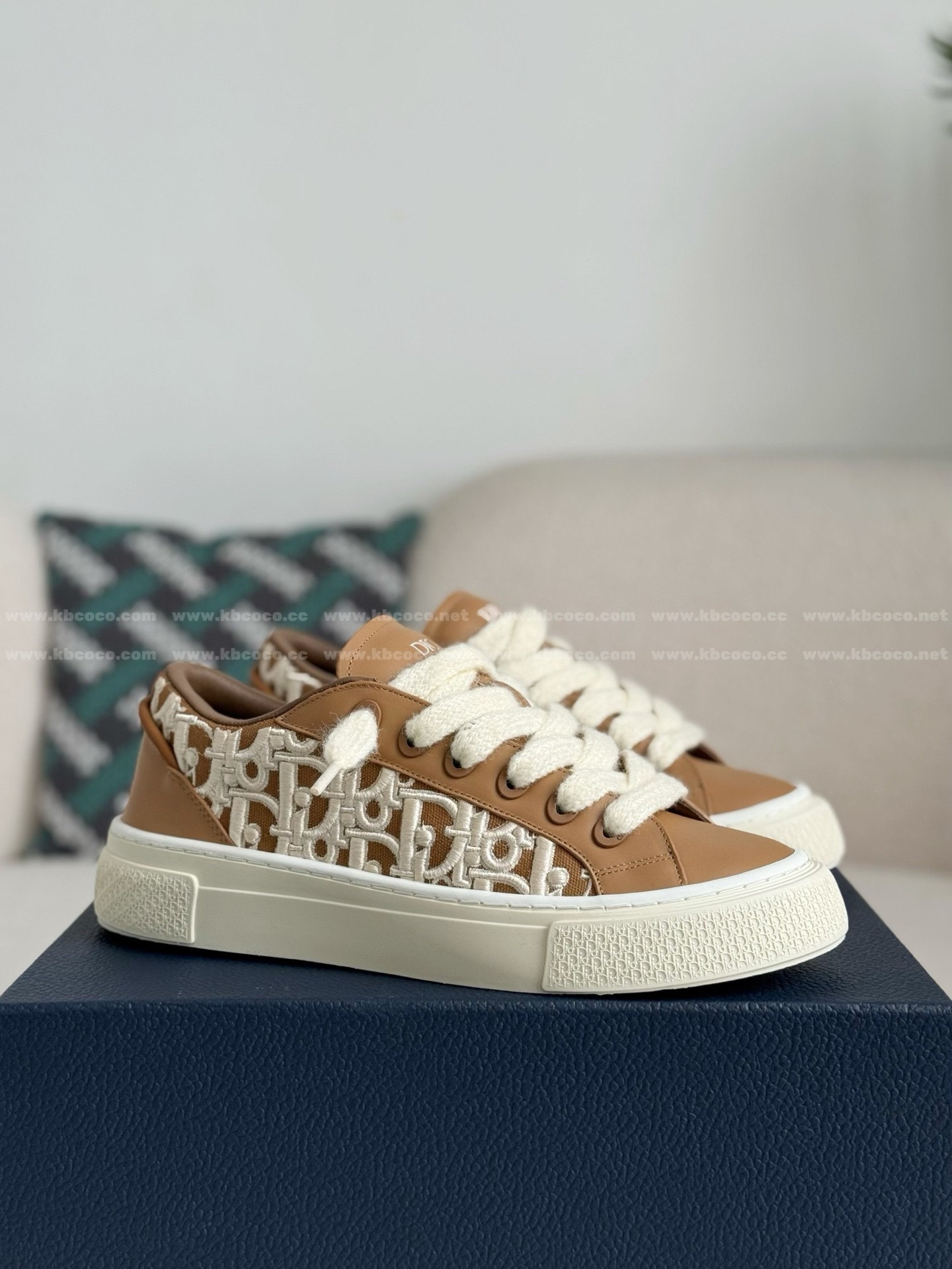 「#5859」Dior B33 Leather Sneakers