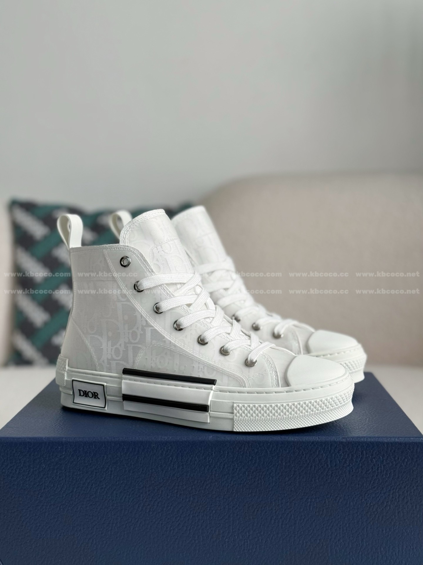 「#5892」DIOR B23 High-Top Canvas Shoes