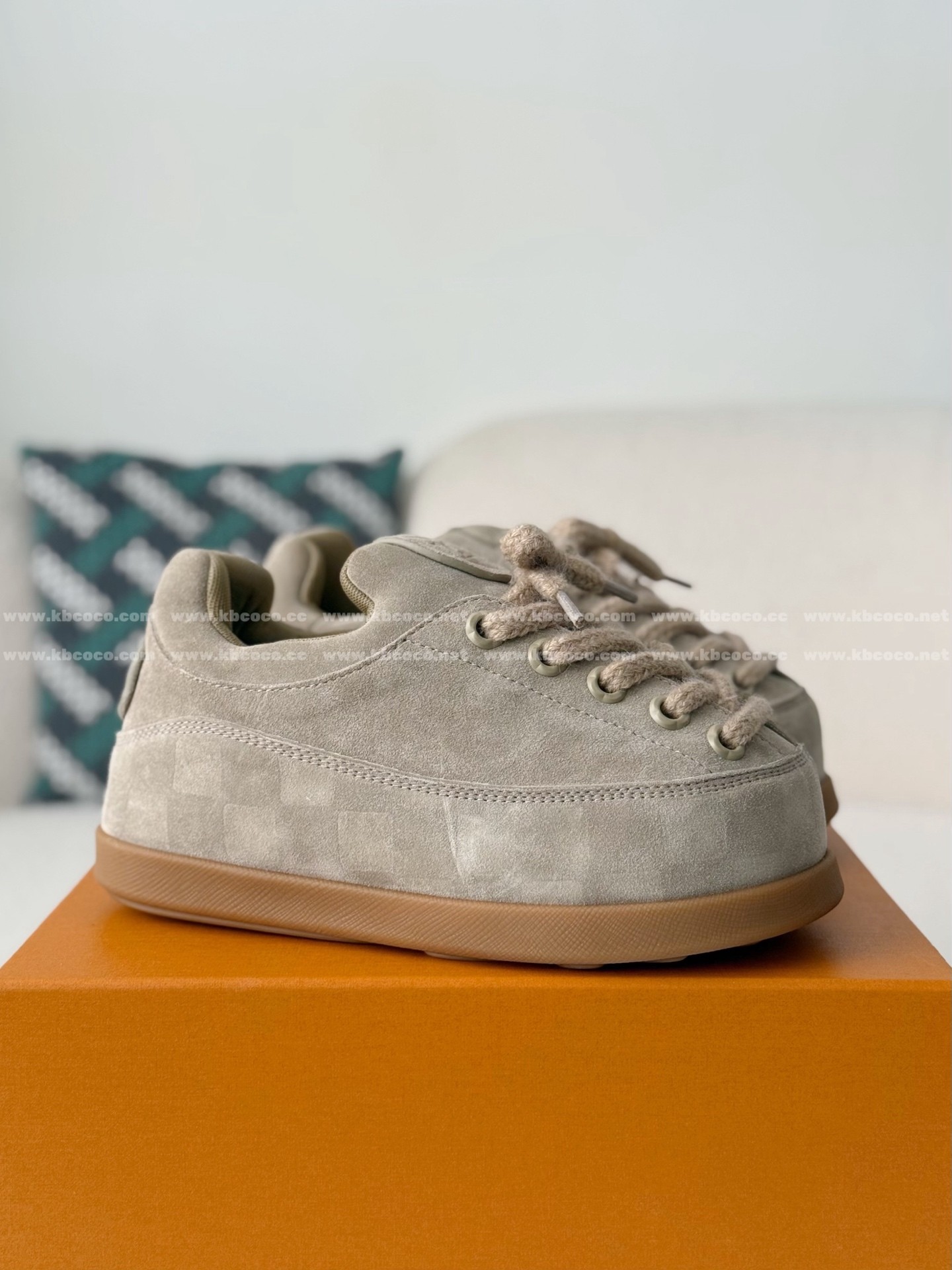 「#6086」LOUIS VUITTON x NIGO FW25 SUEDE LEATHER ROUND-TOED SNOW BOOTS