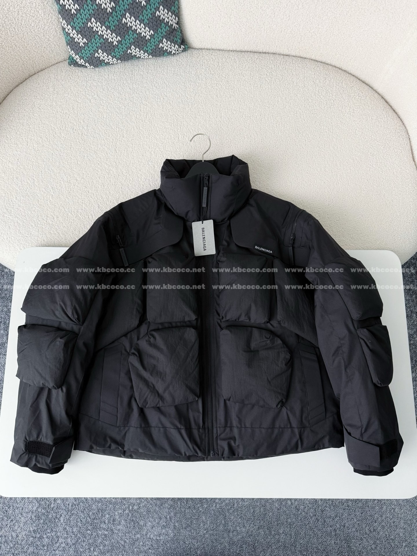 「#6125」Balenciaga Plain color zipper long-sleeve jacket 