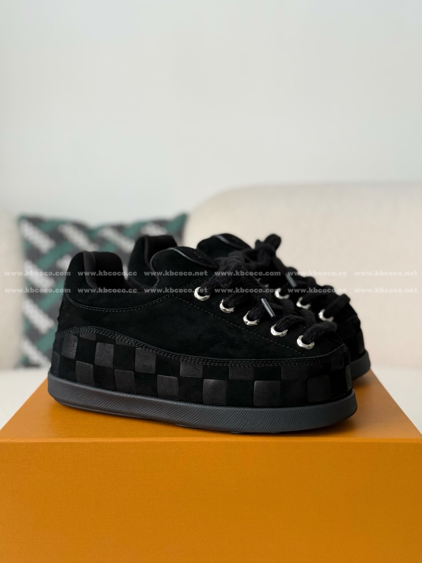 「#6184」LOUIS VUITTON x NIGO FW25 SUEDE LEATHER ROUND-TOED SNOW BOOTS
