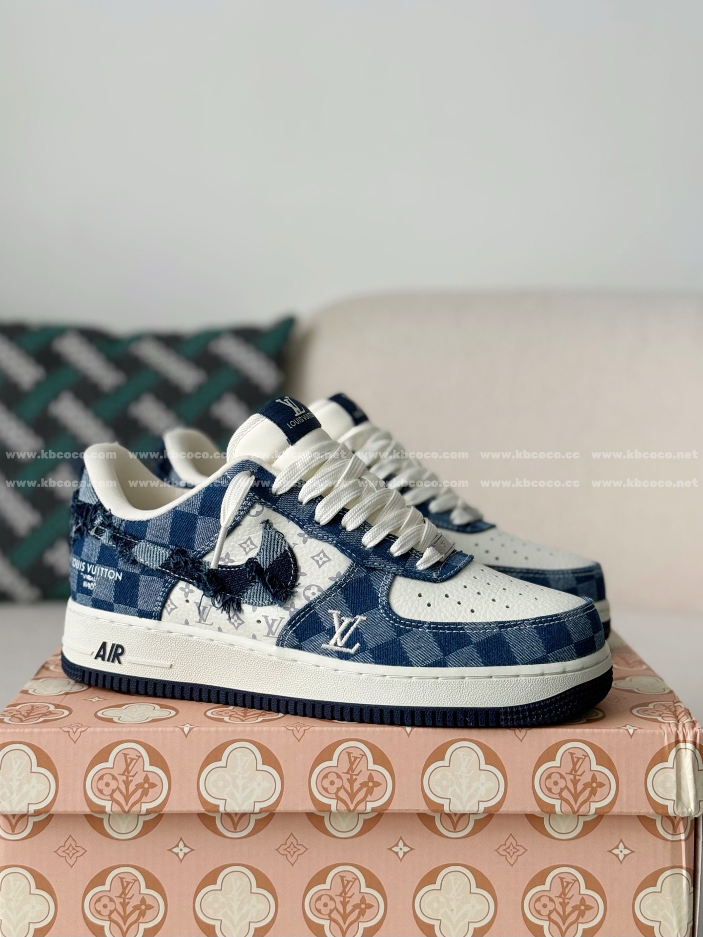 「#6230」Louis Vuitton x Nike Air Force 1 Sneakers