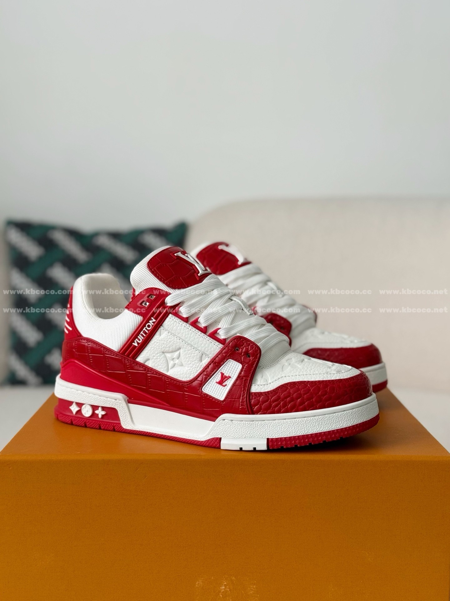 「#6281」LOUIS VUITTON TRAINER SNEAKERS