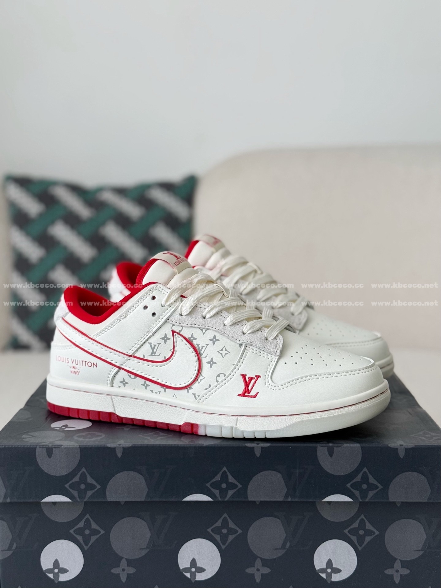 「#6307」Louis Vuitton x Nike Dunk Casual Sneakers