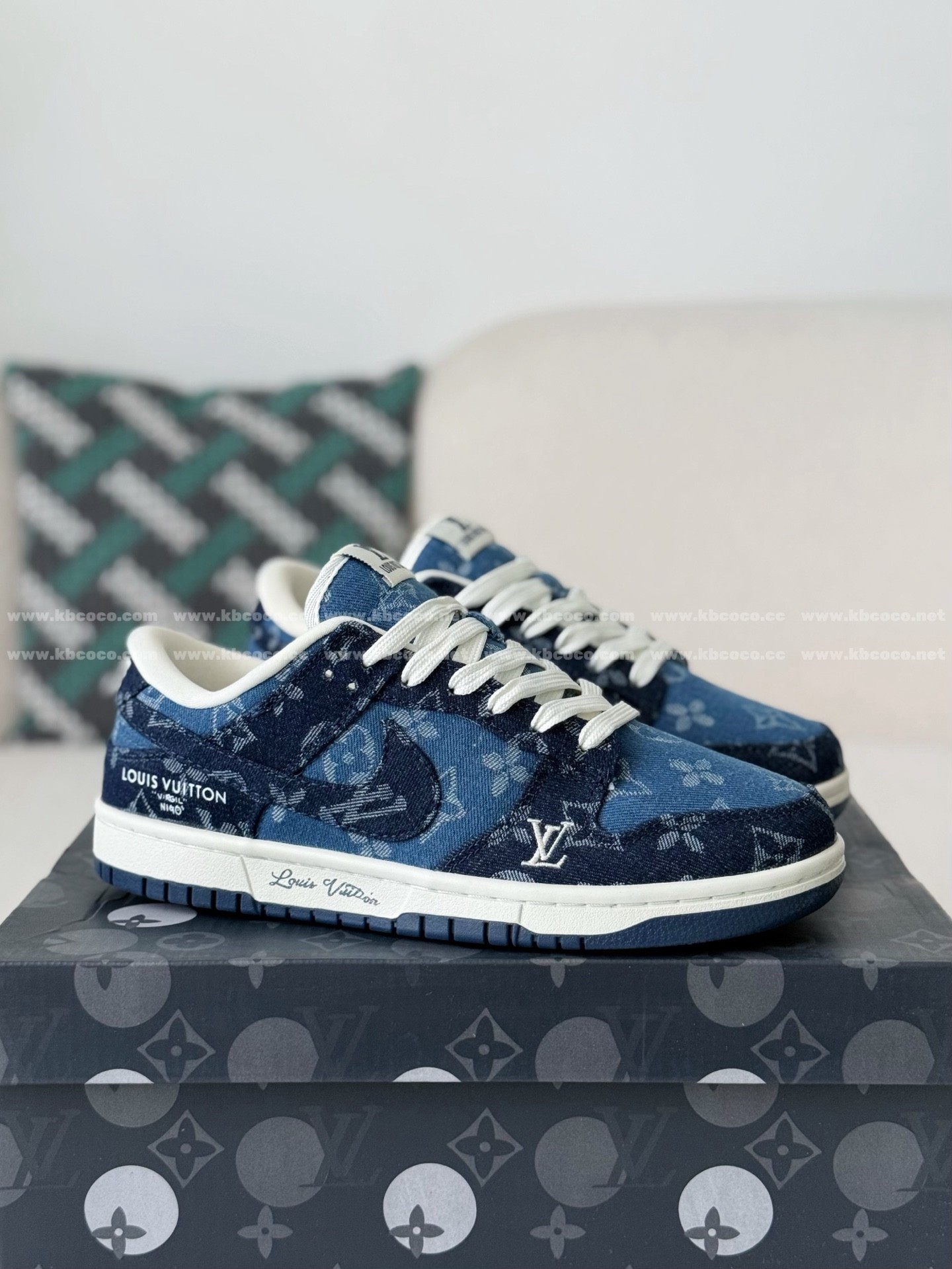 「#6308」Louis Vuitton x Nike Dunk Casual Sneakers