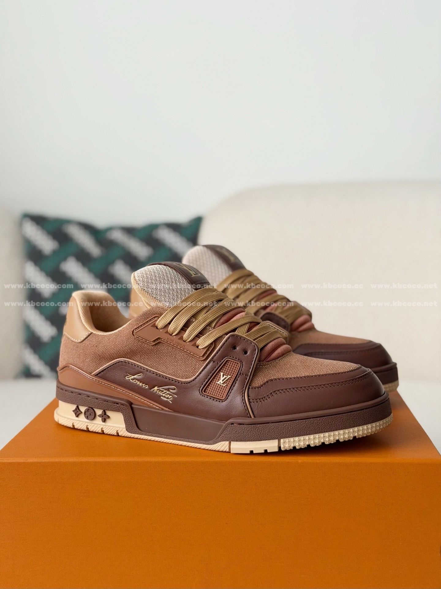 「#6341」LOUIS VUITTON TRAINER SNEAKERS