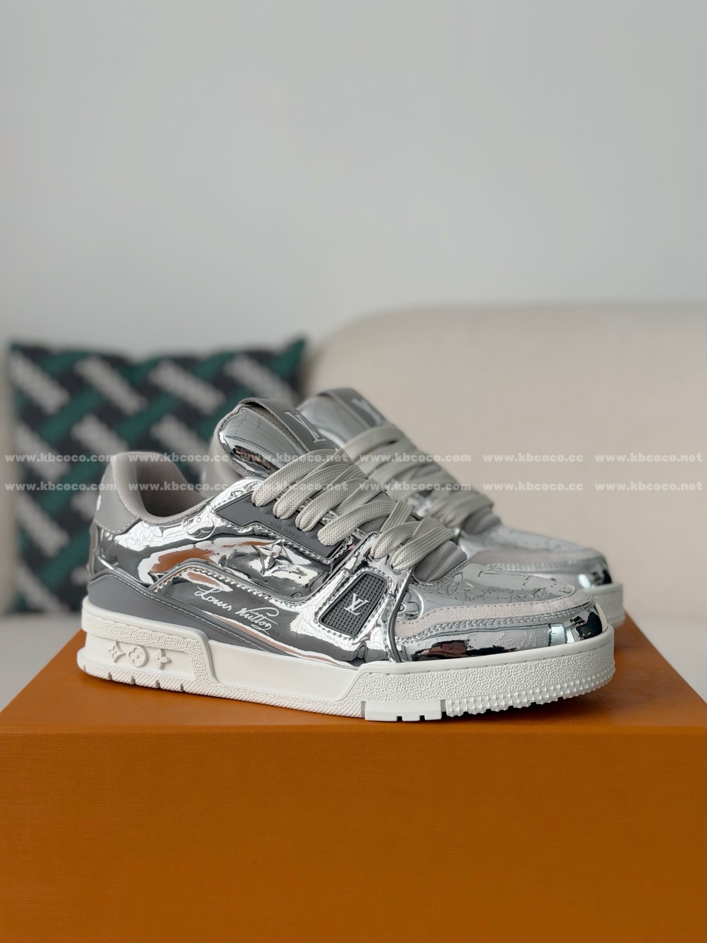 「#6356」LOUIS VUITTON TRAINER SNEAKERS