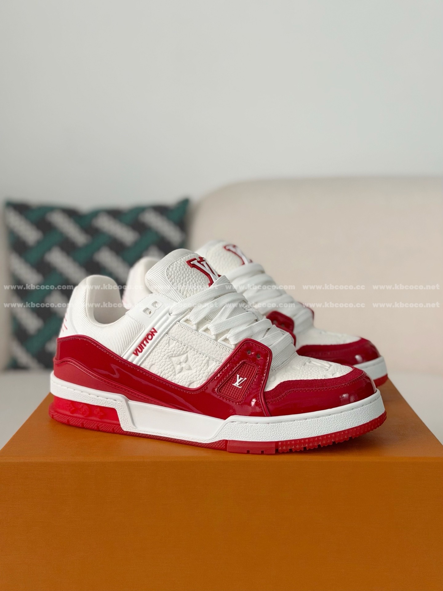 「#6359」LOUIS VUITTON TRAINER SNEAKERS