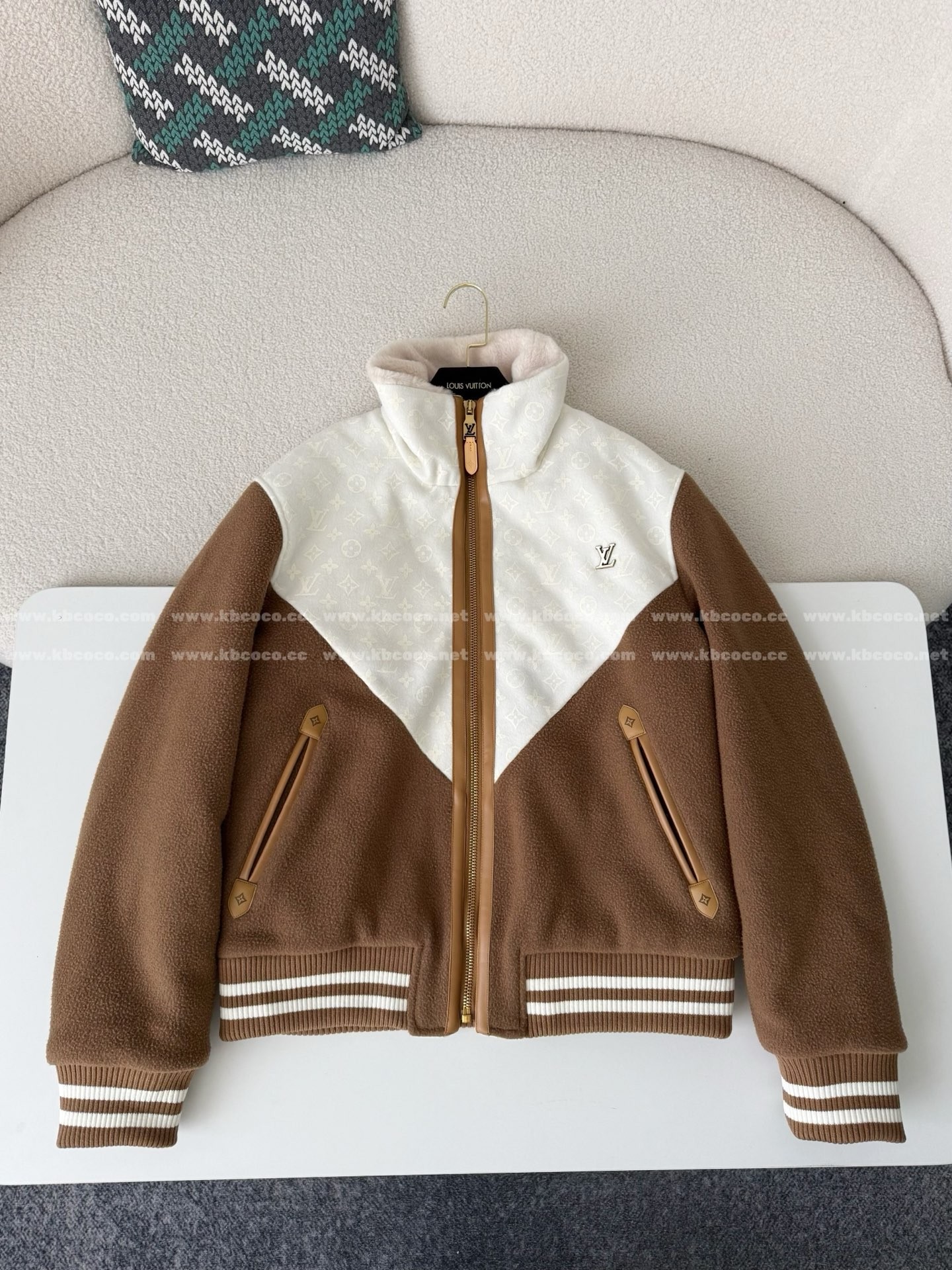 「#6407」Louis Vuitton Skiing Series SS26 Wool Collar Jacket