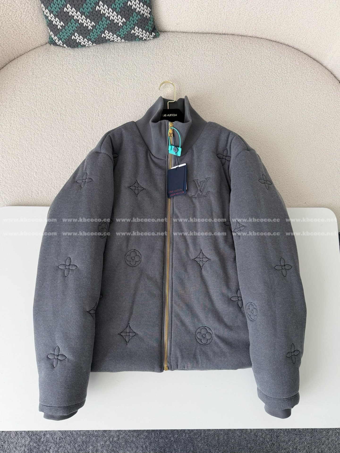 「#6416」Louis Vuitton Skiing Series SS26 Knitted Cotton Coat