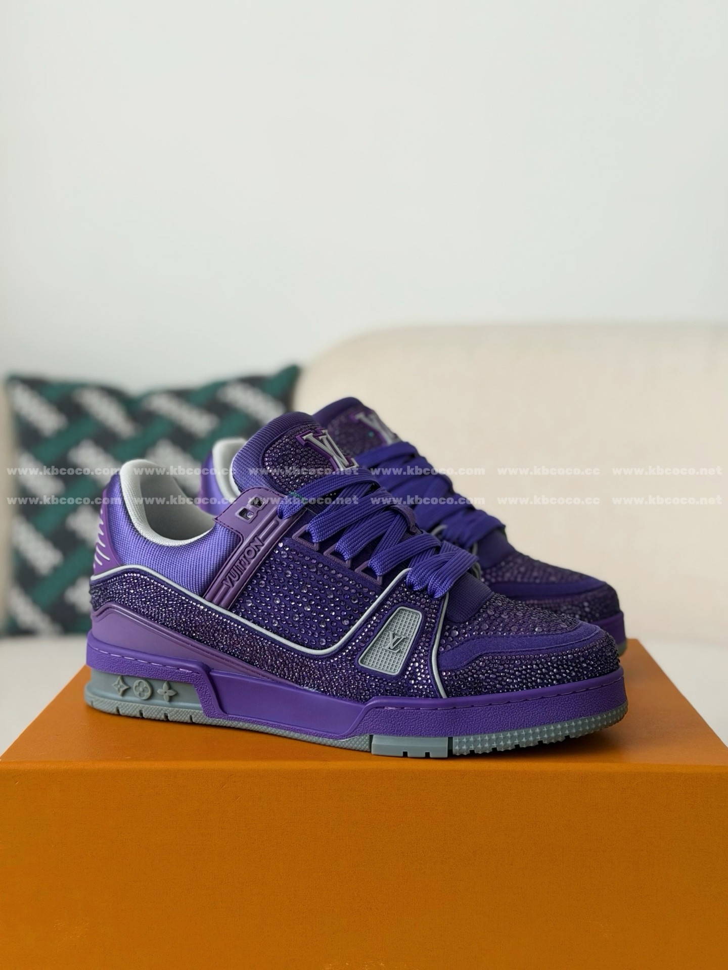 「#6439」LOUIS VUITTON TRAINER SNEAKERS