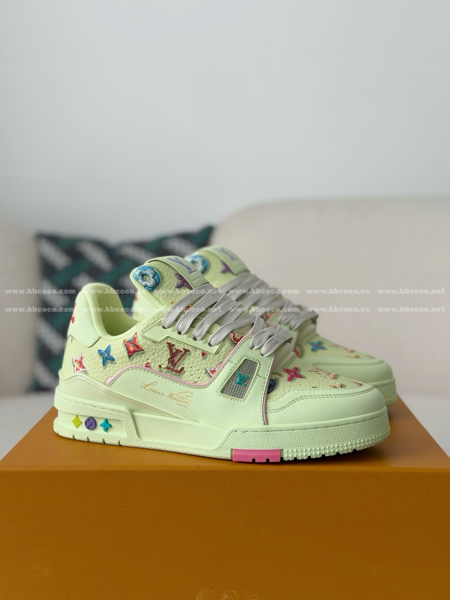 「#6465」LOUIS VUITTON TRAINER SNEAKERS
