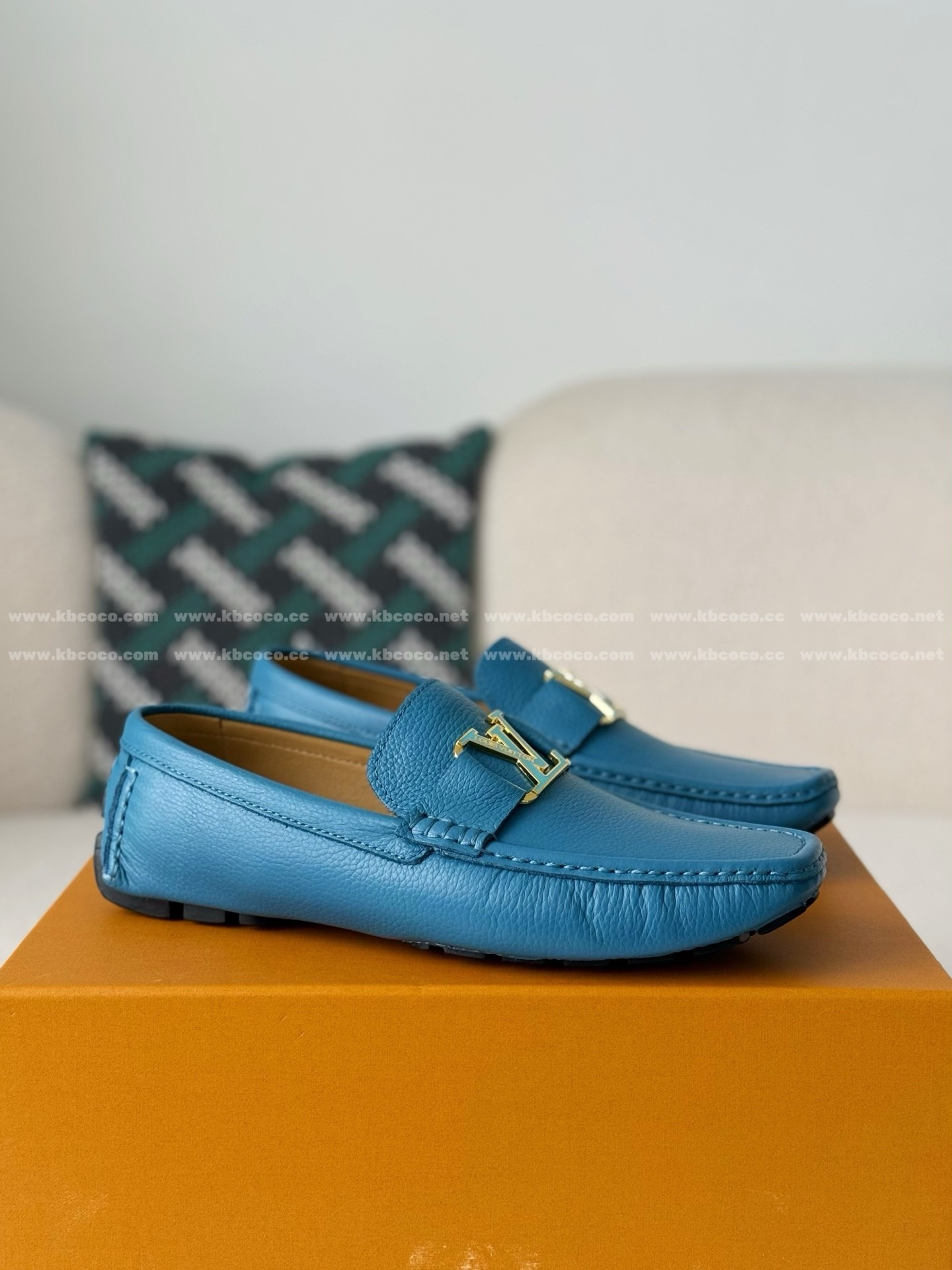 「#6620」Louis Vuitton Monte Carlo Leather Casual Shoes