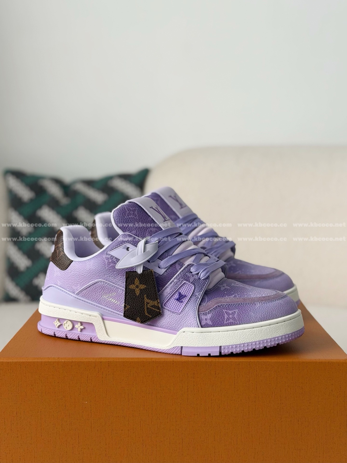 「#6679」LOUIS VUITTON TRAINER SNEAKERS