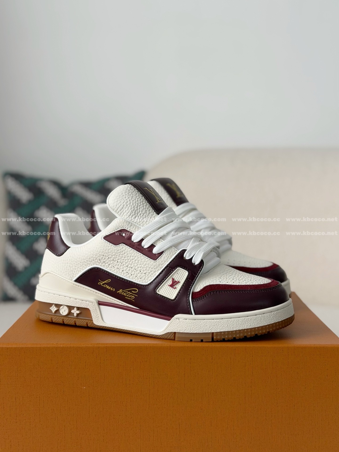 「#6680」LOUIS VUITTON TRAINER SNEAKERS