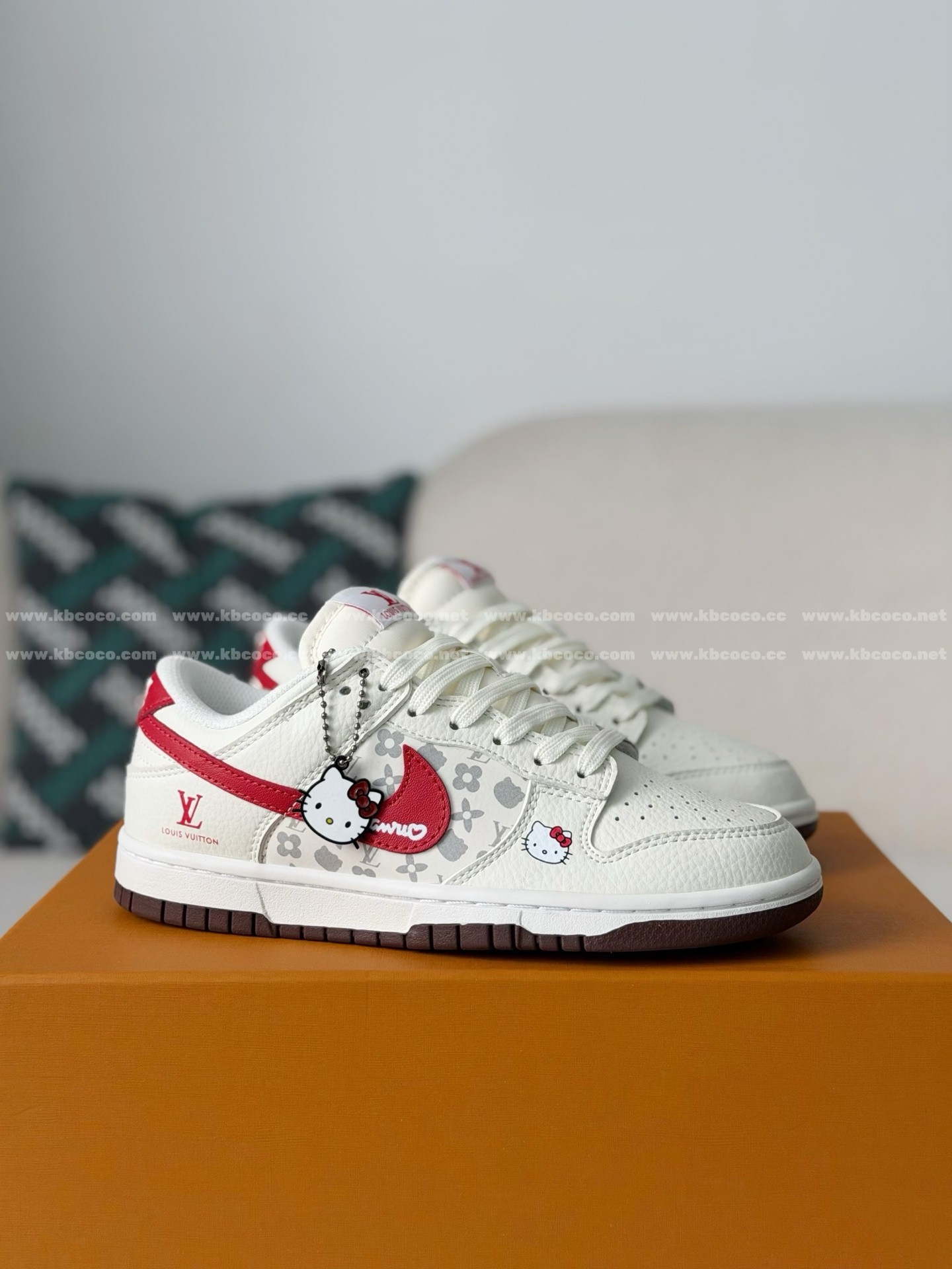 「#6752」Louis Vuitton x Nike Air Force 1 Sneakers