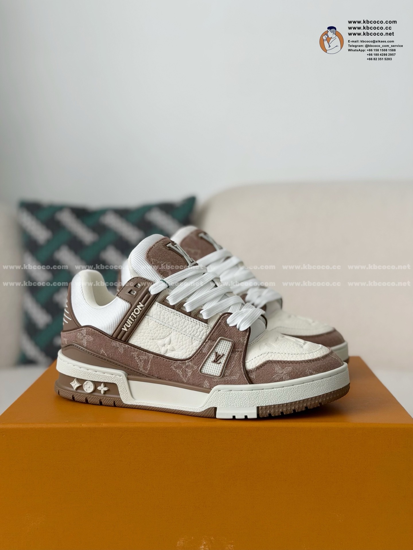 「#6973」LOUIS VUITTON TRAINER SNEAKERS