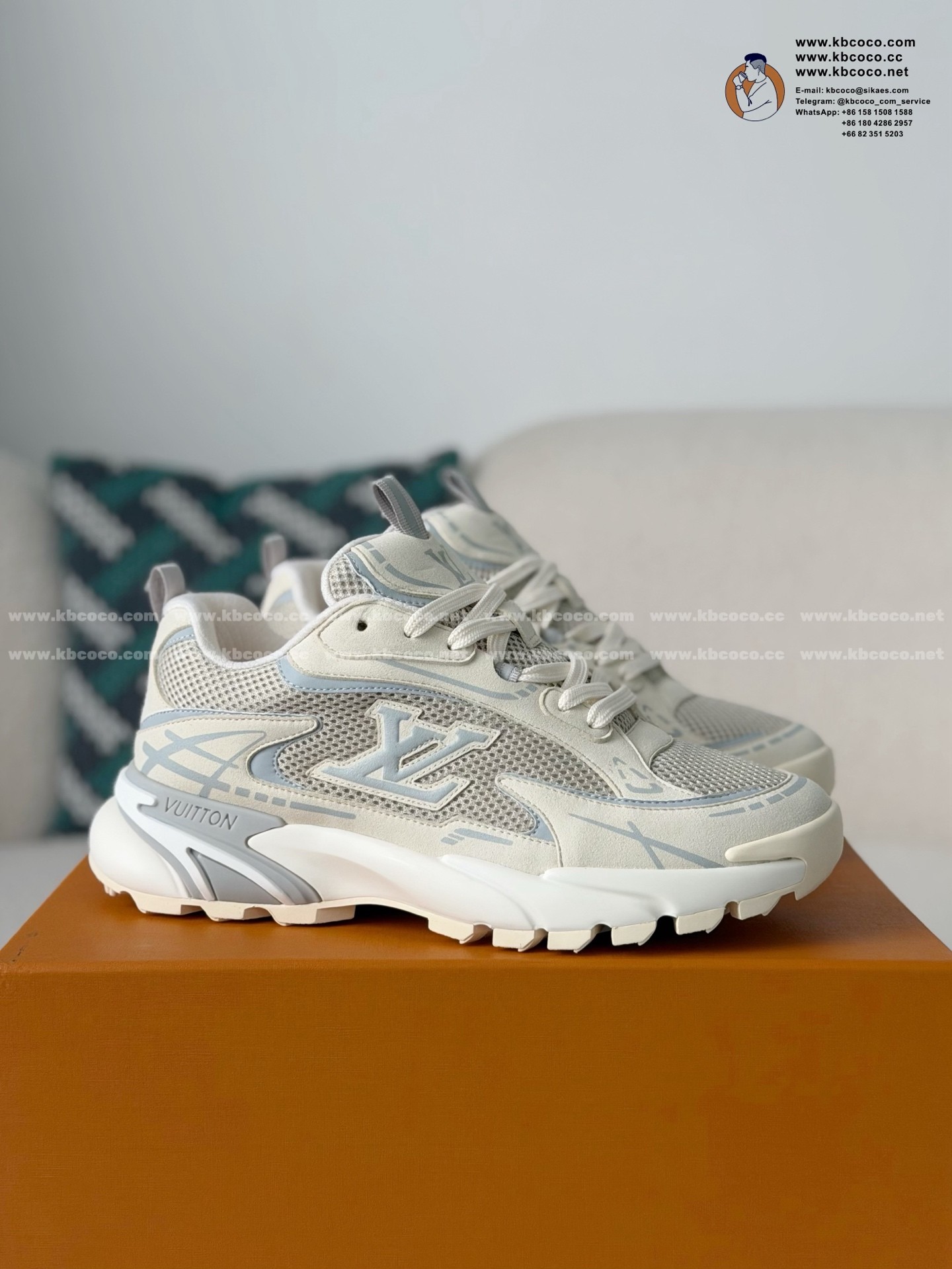 「#7040」LOUIS VUITTON RUNNER TATIC  SNEAKERS