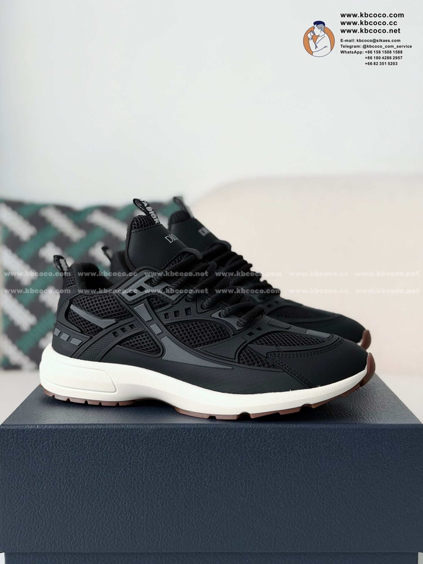 「#7296」Dior 26SS Mesh Fabric, Breathable Versatile Sports Sneaker