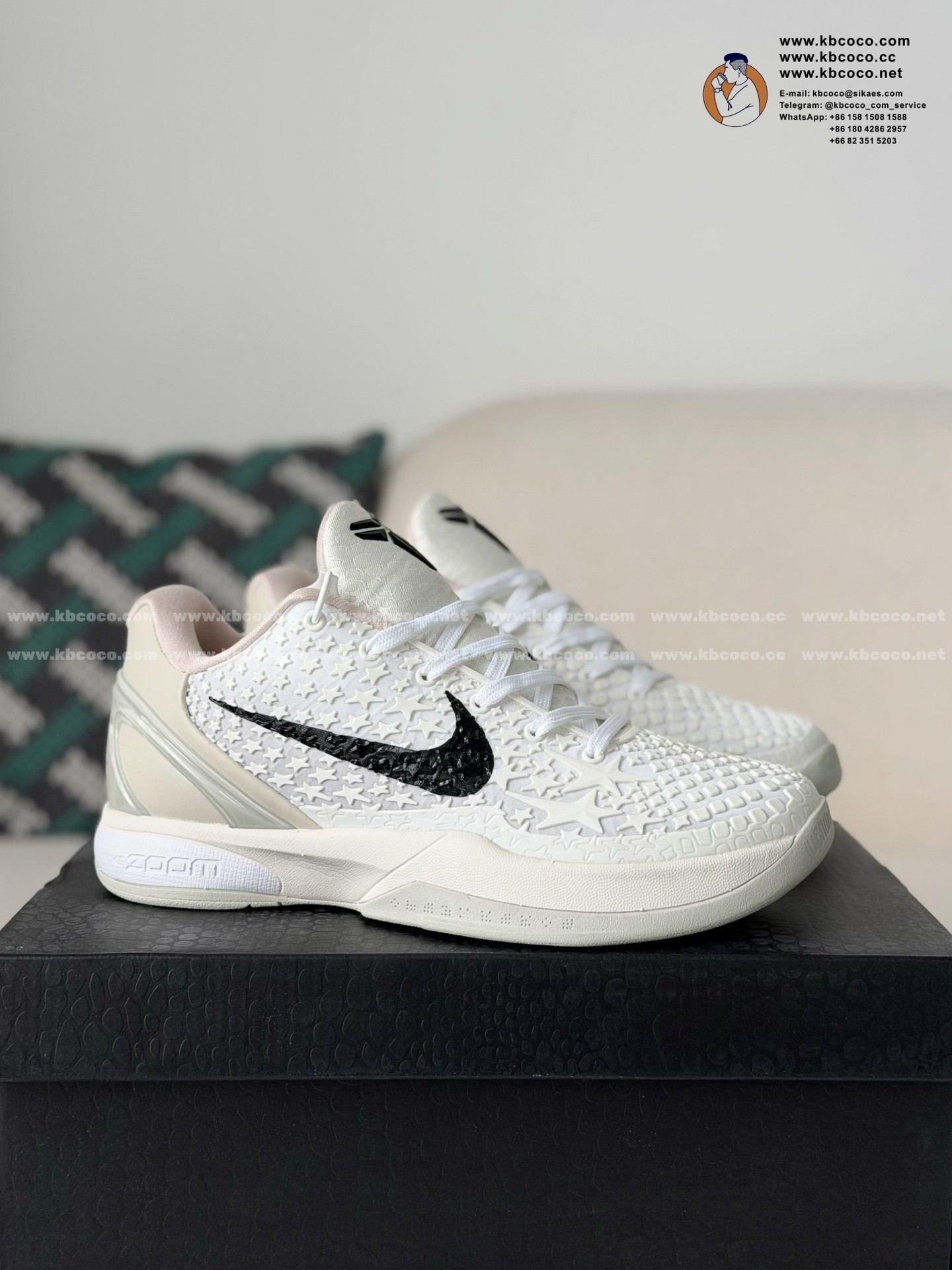 「#7299」Nike Zoom Kobe 6 Protro Basketball Shoes